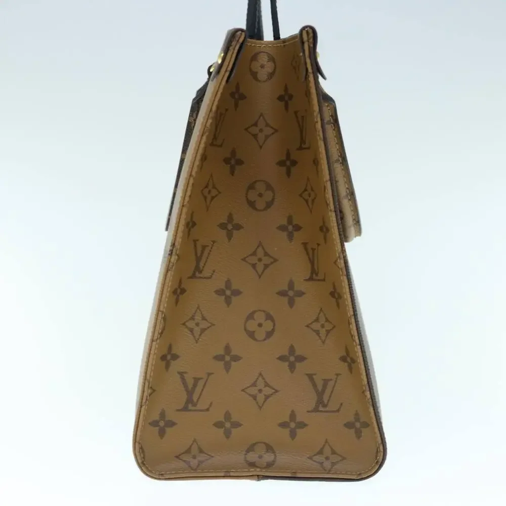 LOUIS VUITTON Monogram Reverse Giant On The Go MM Tote Bag M45321